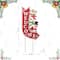 Glitzhome® 35.75" Metal Christmas Snowmen Arrow Welcome Yard Stake